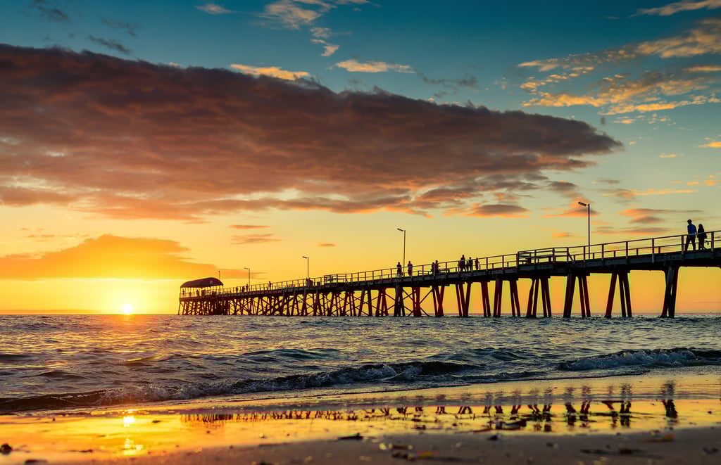 Grange Jetty At Sunset