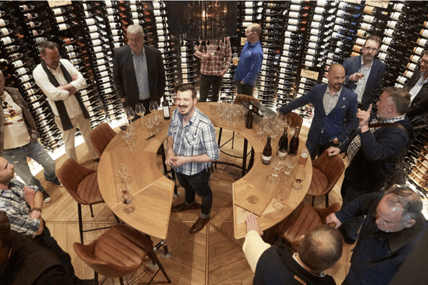 Uraidla Hotel wine tasting experience at 'The Tank'
